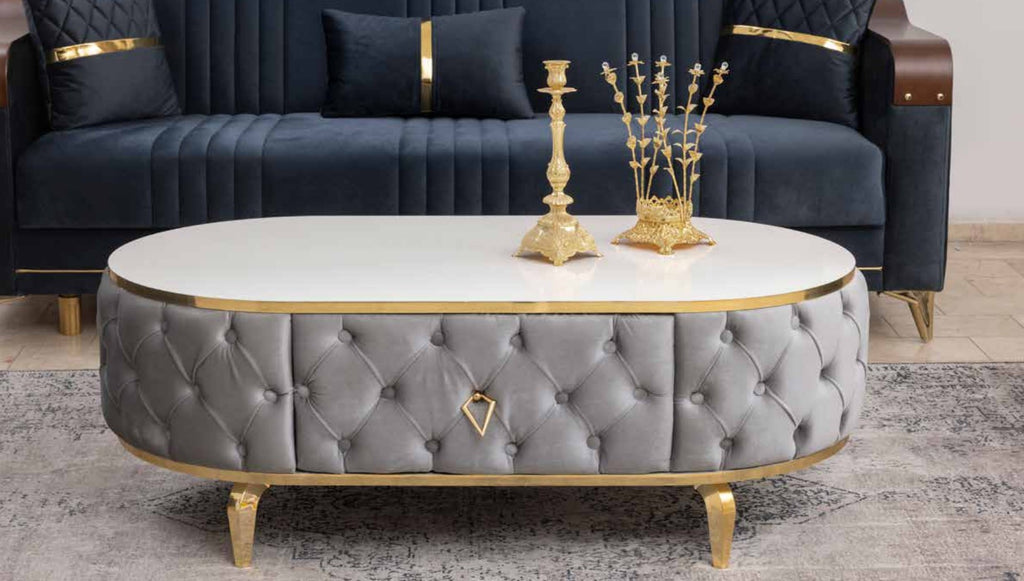 Table Basse Capitonnée