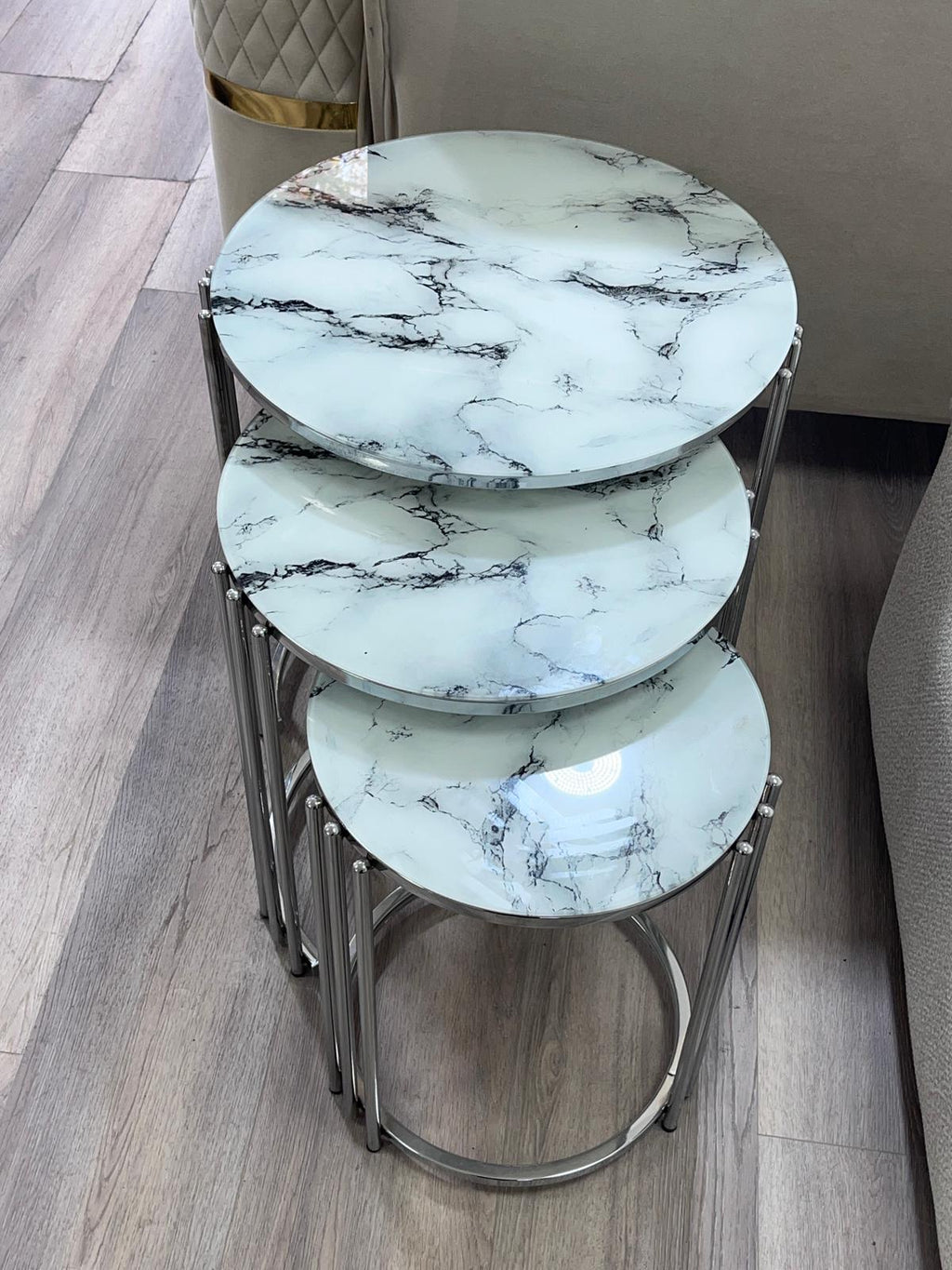 Ensemble Table Gigogne 3pcs