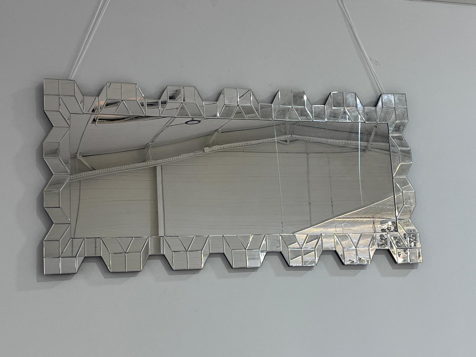 Miroir Décoratif Effet Cristal