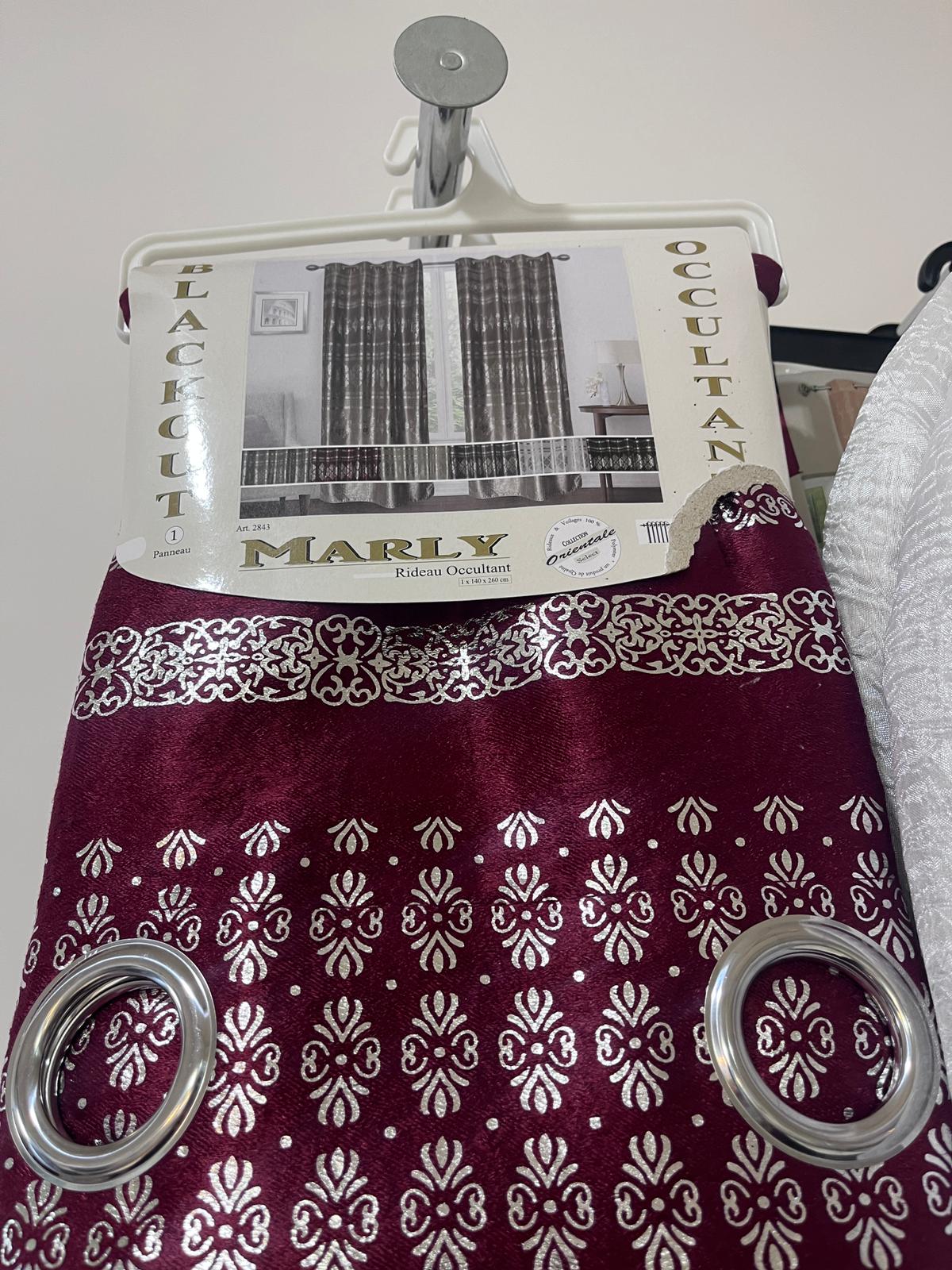 Rideau Jacquard "Trellis Glamour" 140x240cm