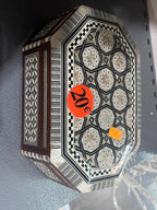 Coffret de Rangement pour Trésors / Souvenirs en Bois Marqueté