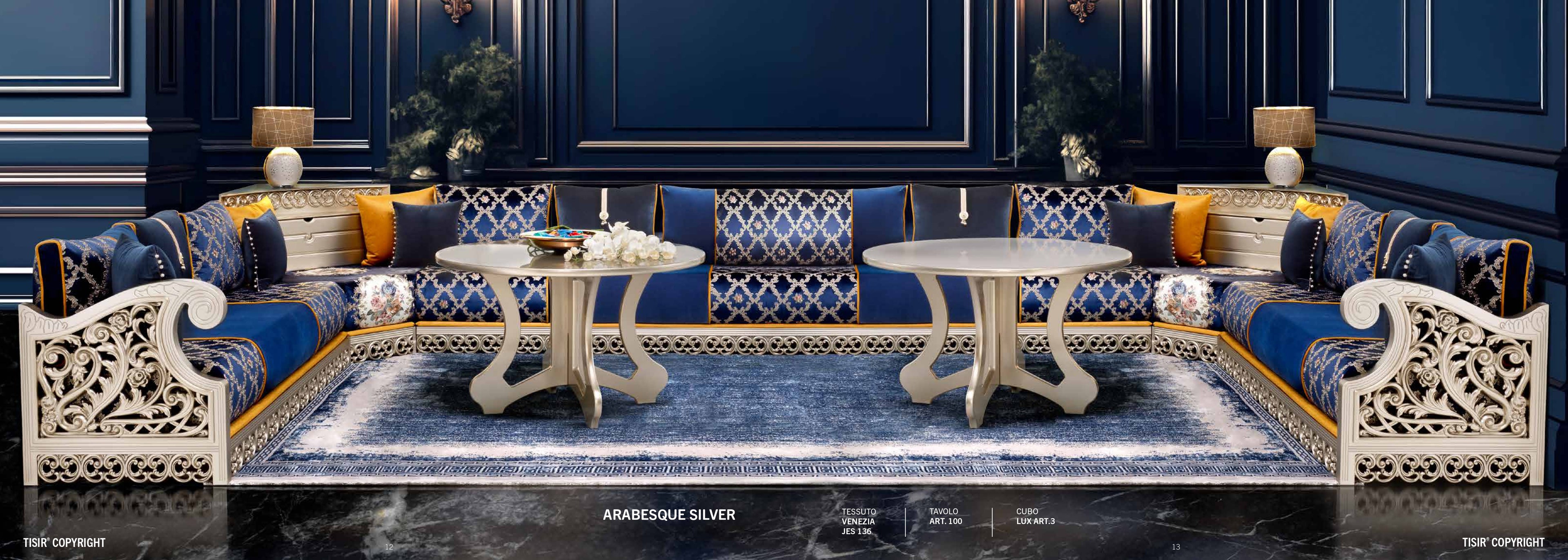 Salon Arabesque Silver