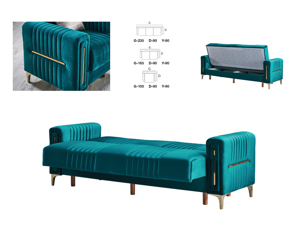 Morengo Set Vert Émeraude