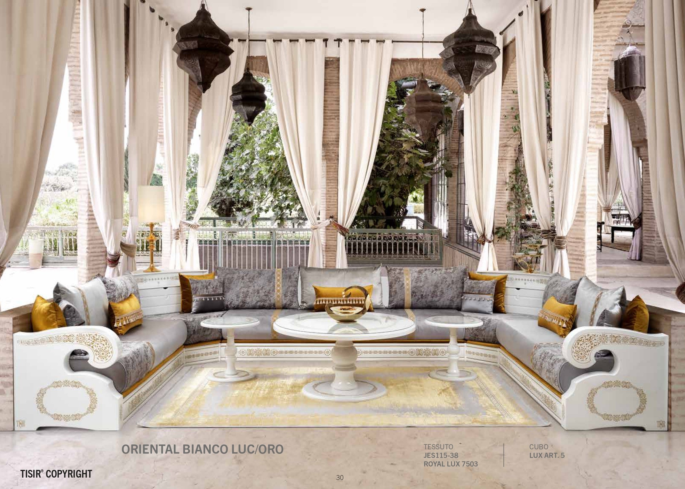 Salon Oriental Bianco Luc